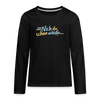 Echt jetzt? Nich du schon wieda... - Teenager Langarmshirt - Schwarz