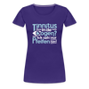 Tinnitus in de Oogen? Ick seh' nur Pfeifen hier! - Frauen Premium T-Shirt - Lila