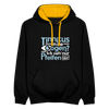 Tinnitus in de Oogen? Ick seh' nur Pfeifen hier! - Kontrast Hoodie - Schwarz/Gold