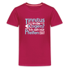 Tinnitus in de Oogen? Ick seh' nur Pfeifen hier! - Teenager Premium T-Shirt - dunkles Pink