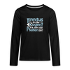 Tinnitus in de Oogen? Ick seh' nur Pfeifen hier! - Teenager Langarmshirt - Schwarz