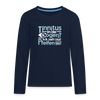 Tinnitus in de Oogen? Ick seh' nur Pfeifen hier! - Teenager Langarmshirt - Navy