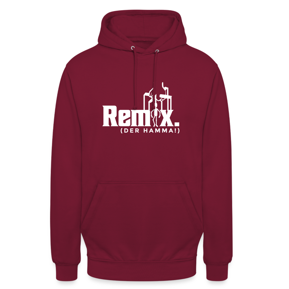 Remix. - Unisex Hoodie - Bordeaux