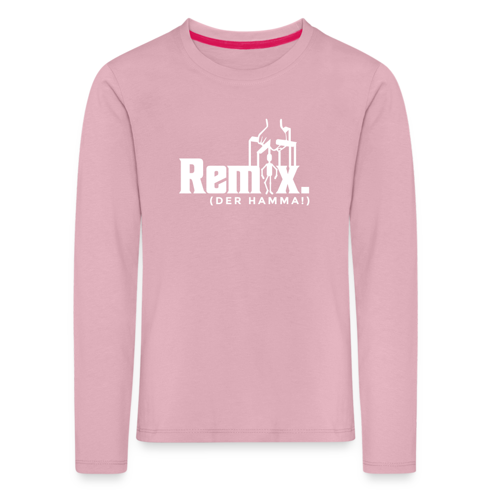 Remix. - Kinder Langarmshirt - Hellrosa