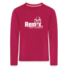 Remix. - Kinder Langarmshirt - dunkles Pink