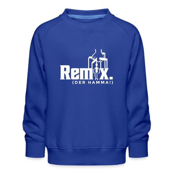 Remix. - Kinder Premium Sweatshirt - Royalblau