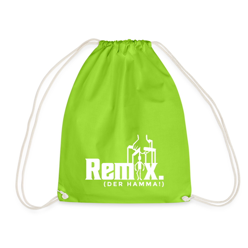 Remix. - Turnbeutel - Neongrün