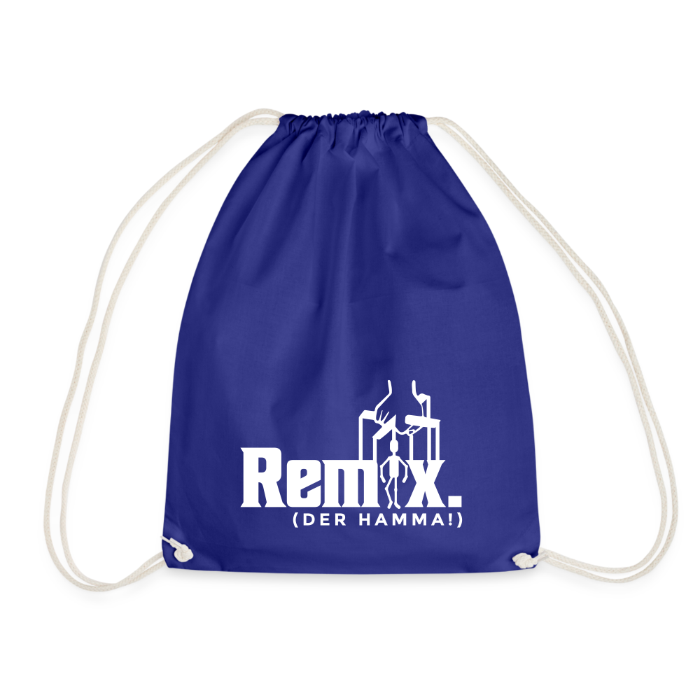 Remix. - Turnbeutel - Königsblau