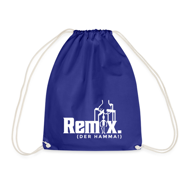 Remix. - Turnbeutel - Königsblau