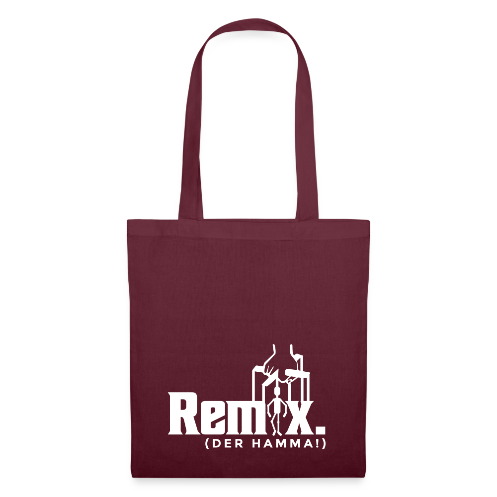 Remix. - Stoffbeutel - Burgunderrot