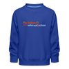 Ma kieken, dann sehn wa schon - Kinder Premium Sweatshirt - Royalblau