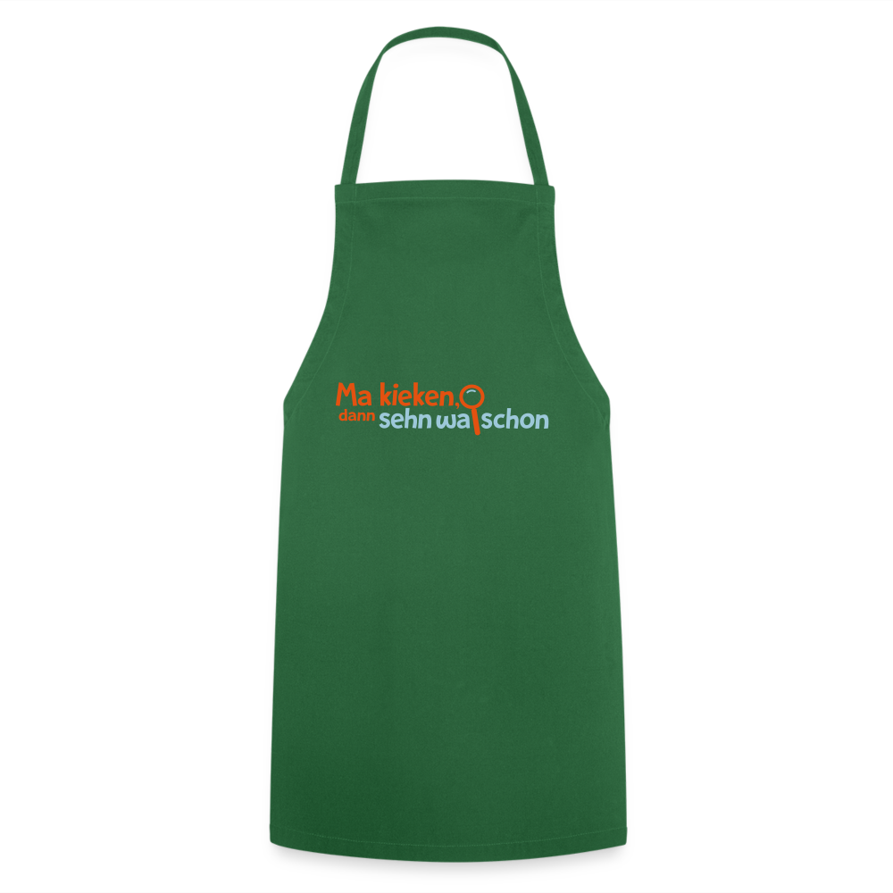 Ma kieken, dann sehn wa schon - Kochschürze - Grün