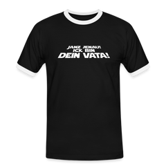 Janz jenau! Ick bin dein Vata! - Männer Ringer T-Shirt