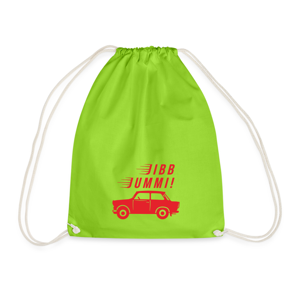 Jibb Jummi - Turnbeutel - Neongrün
