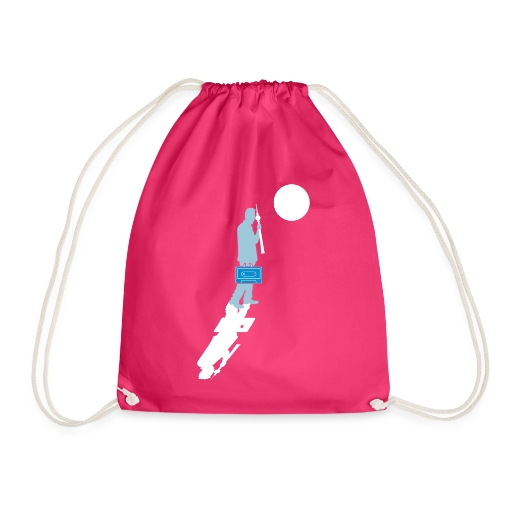 Unterwegs in Berlin - Turnbeutel - Fuchsia