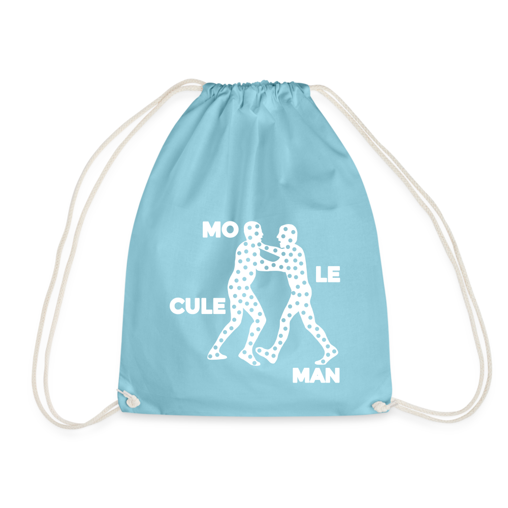 Mo le cule Man - Turnbeutel - Aqua