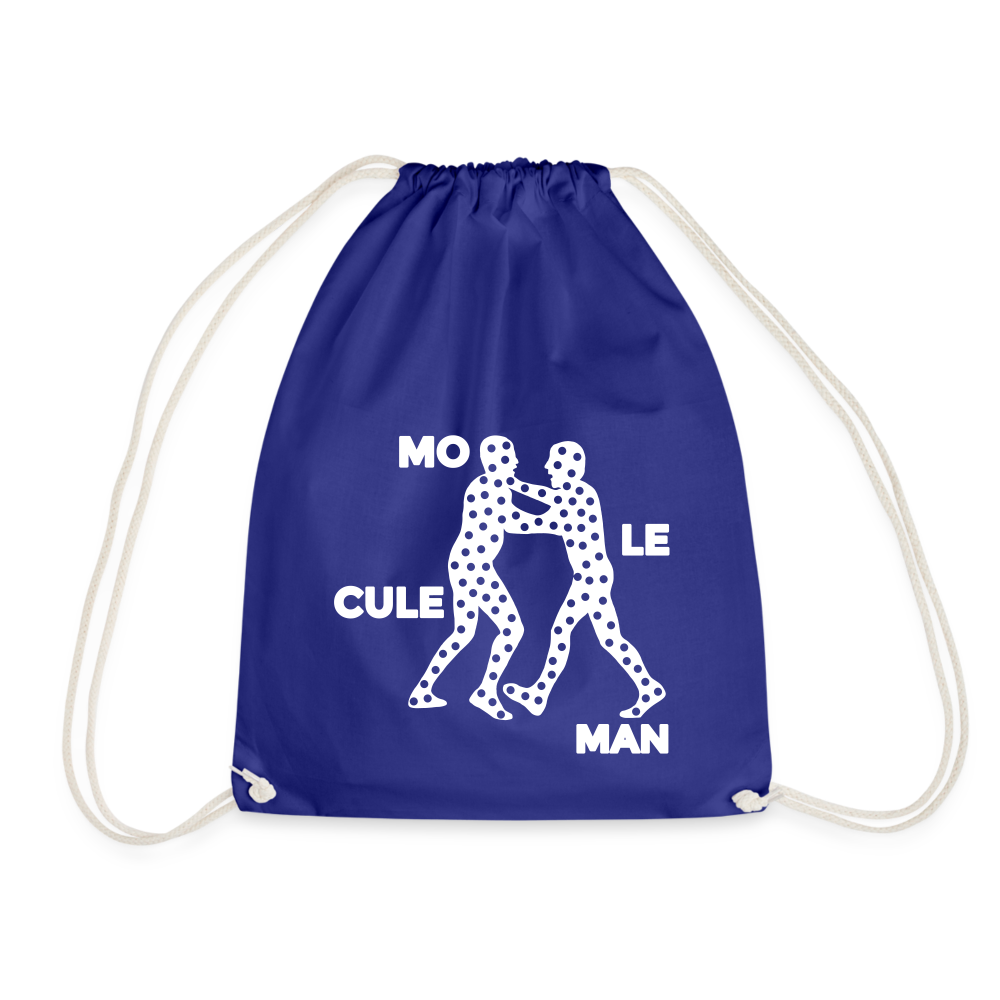 Mo le cule Man - Turnbeutel - Königsblau