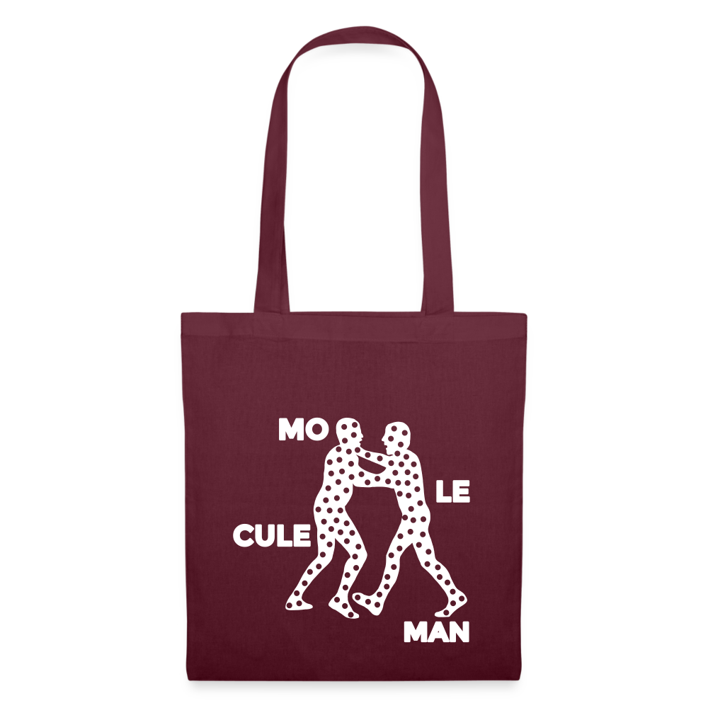 Mo le cule Man - Stoffbeutel - Burgunderrot
