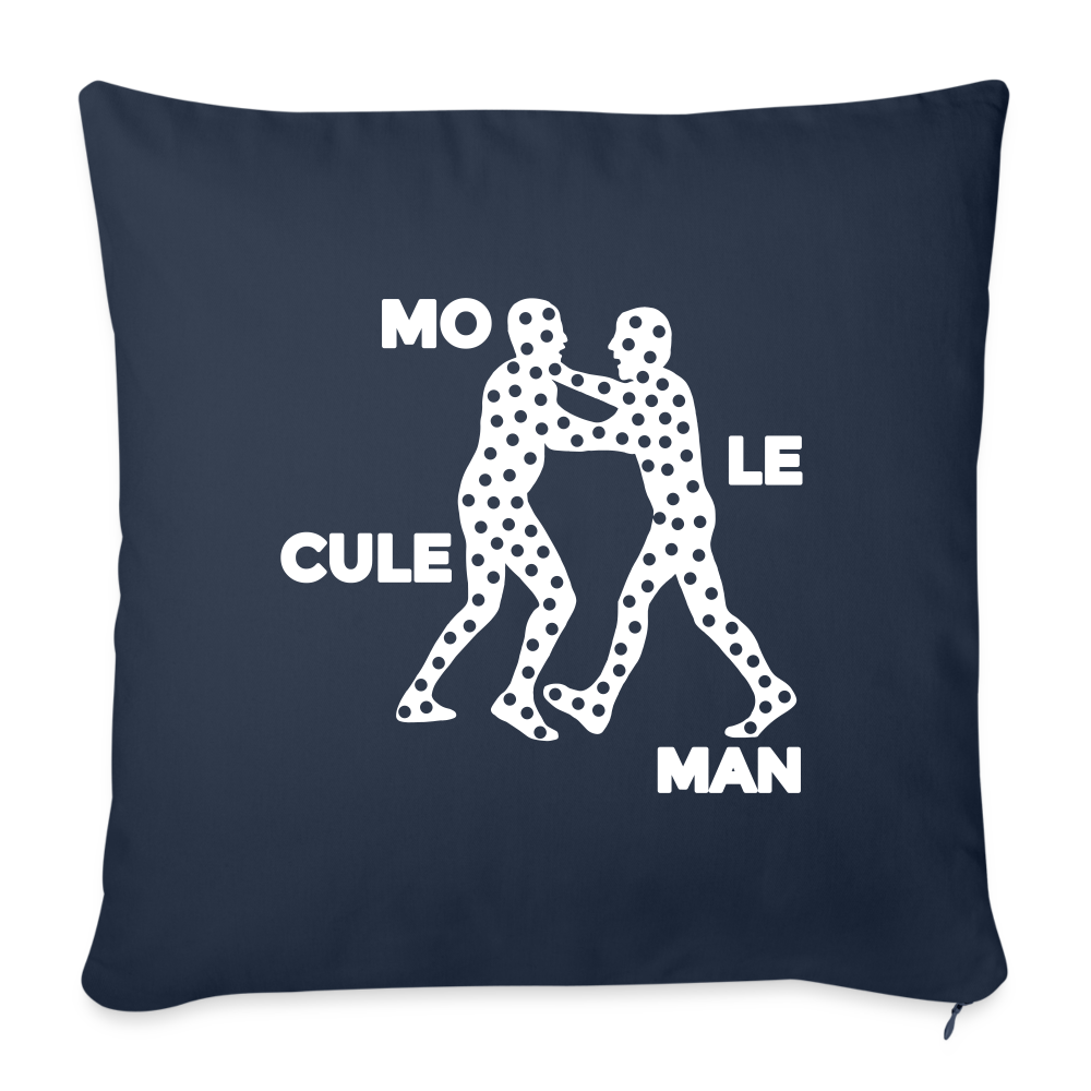 Mo le cule Man - Sofakissen mit Füllung (45 x 45 cm) - Navy