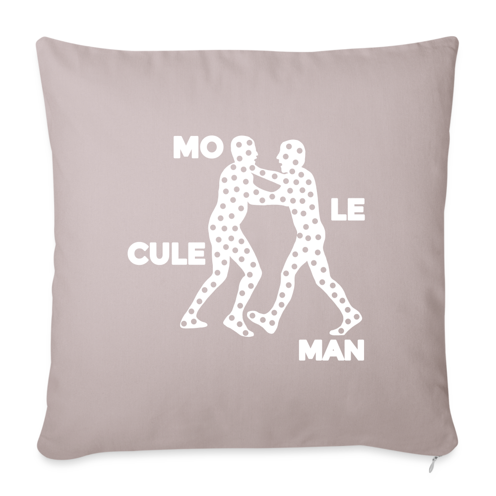 Mo le cule Man - Sofakissen mit Füllung (45 x 45 cm) - helles Taupe