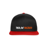 Tach, Ihr Fatzkes! - Snapback Cap - Schwarz/Rot
