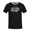 sorry, hab nich zujehört... - Männer Ringer T-Shirt - Schwarz/Weiß