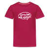 sorry, hab nich zujehört... - Teenager Premium T-Shirt - dunkles Pink