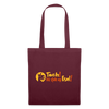 Tach! Ick steh uff Esel! - Stoffbeutel - Burgunderrot