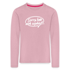 sorry, hab nich zujehört... - Kinder Langarmshirt - Hellrosa