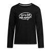 sorry, hab nich zujehört... - Teenager Langarmshirt - Schwarz