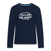 sorry, hab nich zujehört... - Teenager Langarmshirt - Navy