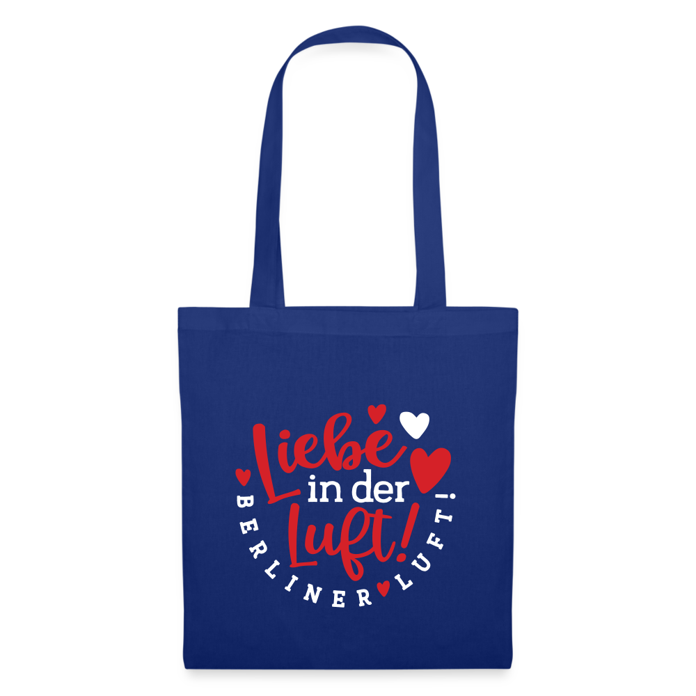 Liebe in der Luft! Berliner Luft! - Stoffbeutel - Royalblau