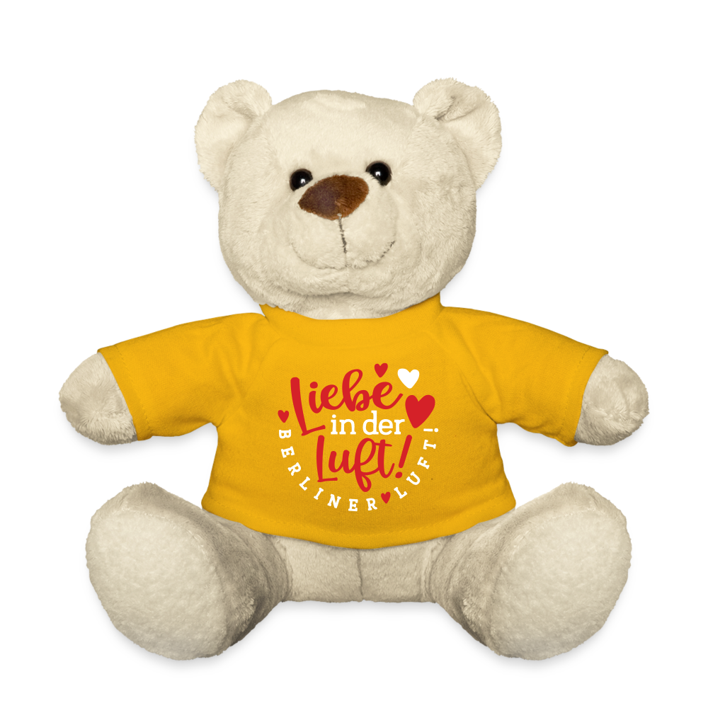 Liebe in der Luft! Berliner Luft! - Teddy - Sonnengelb