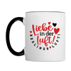 Liebe in der Luft! Berliner Luft! - Tasse zweifarbig
