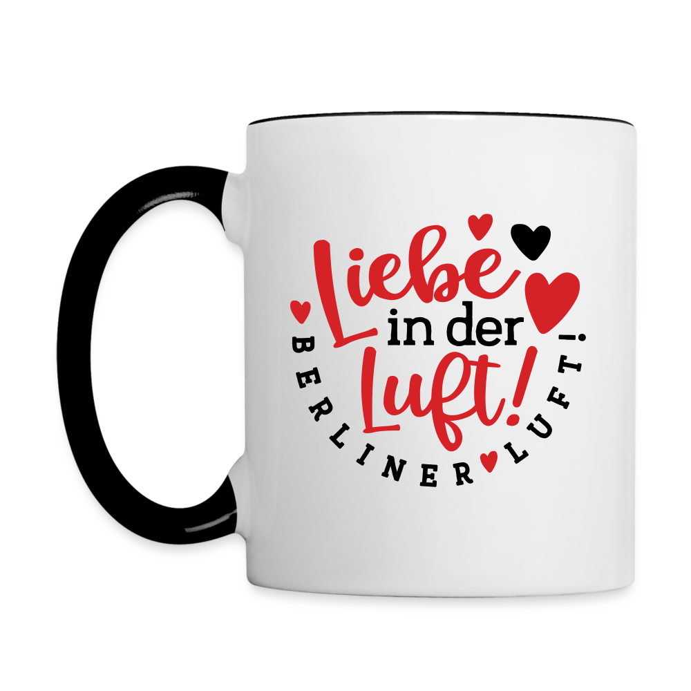 Liebe in der Luft! Berliner Luft! - Tasse zweifarbig