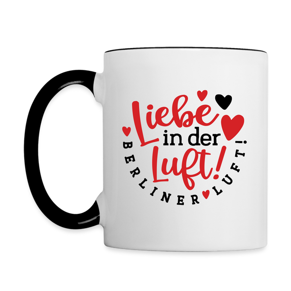 Liebe in der Luft! Berliner Luft! - Tasse zweifarbig