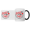 Liebe in der Luft! Berliner Luft! - Tasse zweifarbig - Weiß/Schwarz