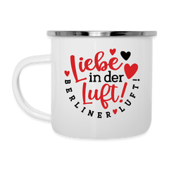 Liebe in der Luft! Berliner Luft! - Emaille Tasse