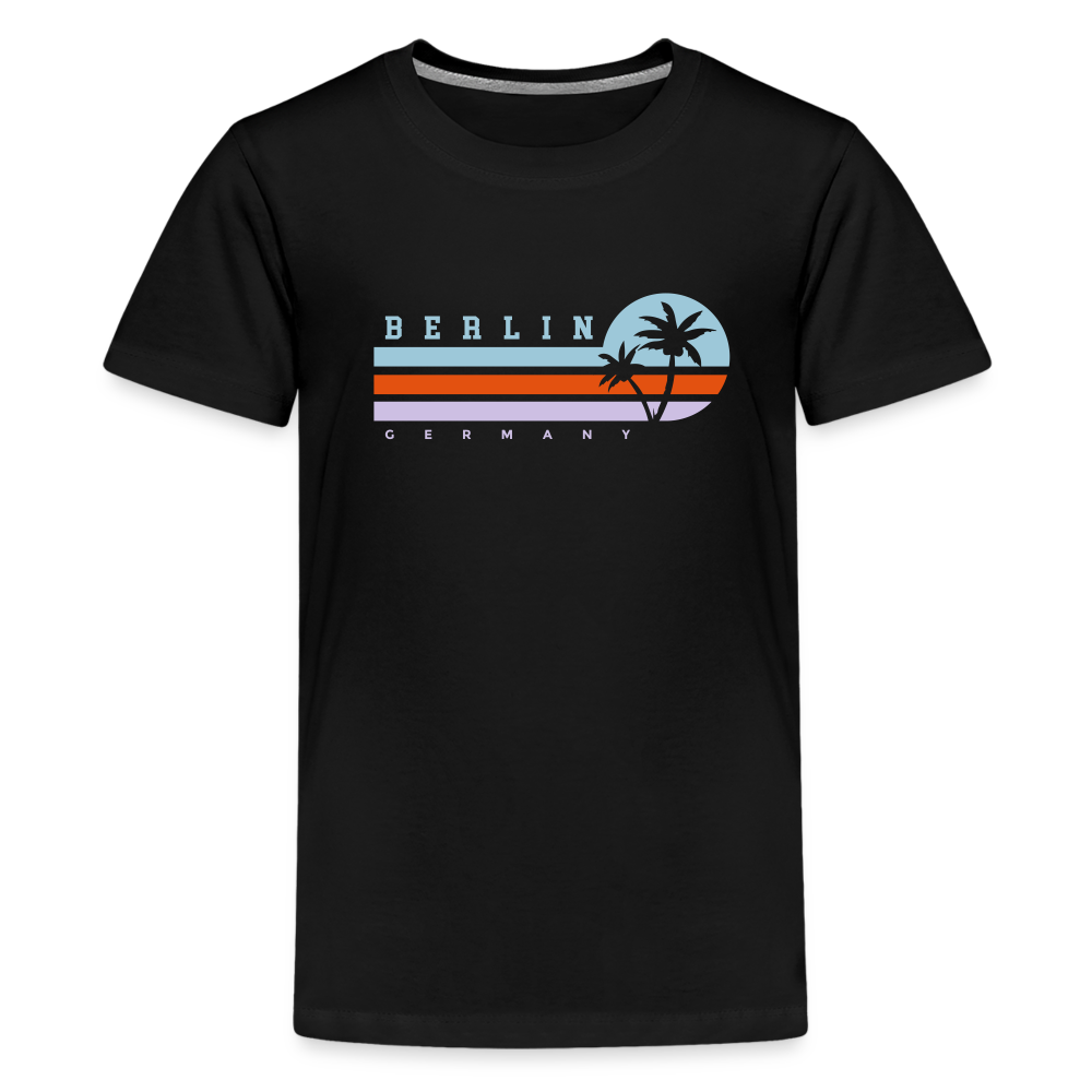 Berlin, Germany - Teenager Premium T-Shirt - Schwarz