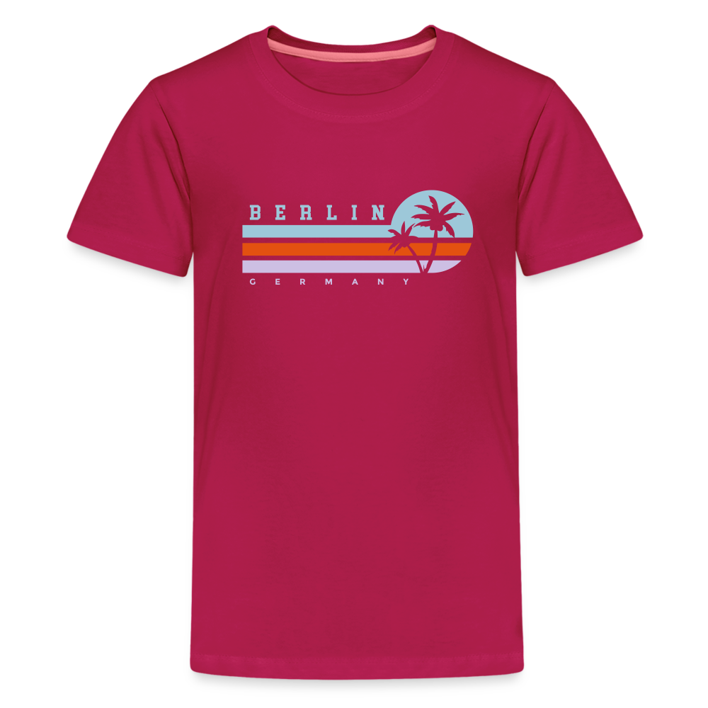 Berlin, Germany - Teenager Premium T-Shirt - dunkles Pink