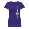Fernsehturm der Noten - Frauen Premium T-Shirt - Lila