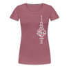 Fernsehturm der Noten - Frauen Premium T-Shirt - Malve