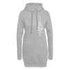 Fernsehturm der Noten - Hoodie-Kleid - Grau meliert