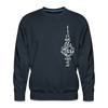 Fernsehturm der Noten - Männer Premium Sweatshirt - Navy