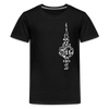 Fernsehturm der Noten - Teenager Premium T-Shirt - Schwarz
