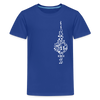 Fernsehturm der Noten - Teenager Premium T-Shirt - Königsblau