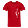 Fernsehturm der Noten - Teenager Premium T-Shirt - Rot