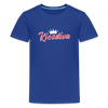 Kiezdiva - Teenager Premium T-Shirt - Königsblau