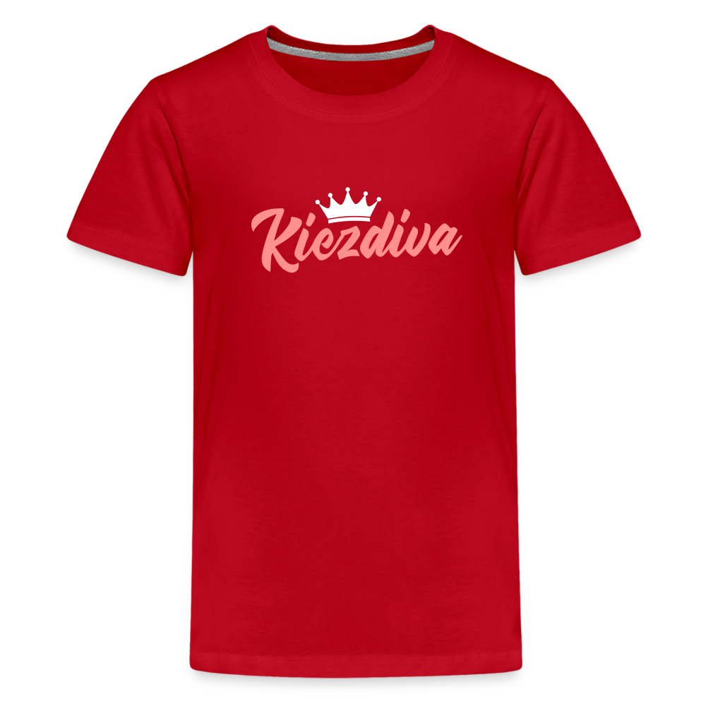 Kiezdiva - Teenager Premium T-Shirt - Rot