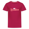 Kiezdiva - Teenager Premium T-Shirt - dunkles Pink